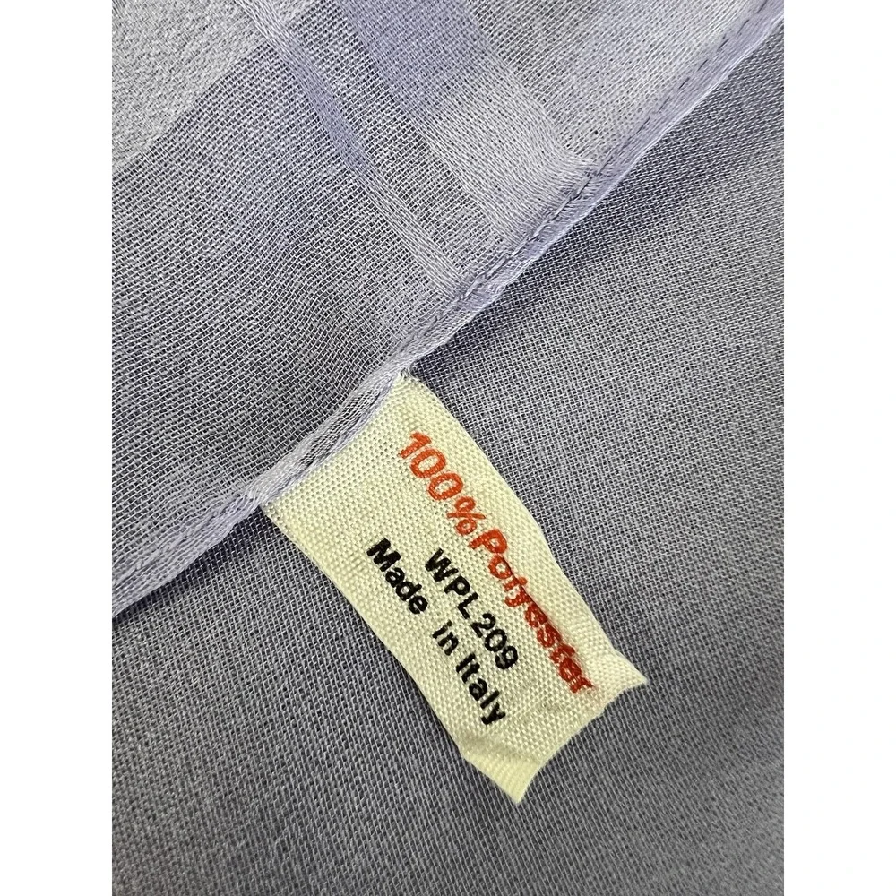 VTG Made Un Italy Polyester Light Purple Scarf Square‎ 26